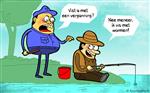 Boetes voor illegaal vissen