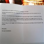 Compliment van wandelaars